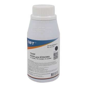  Тонер Cet PK294 OSP0294K-50 черный бутылка 50гр для принтера Kyocera Ecosys M5521cdn/M5526cdw/M6630cidn/P5021cdn/P5026cdn/P6230cdn 