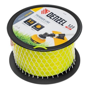  Леска для садовых триммеров Denzel 96282 d-3мм L-123м 