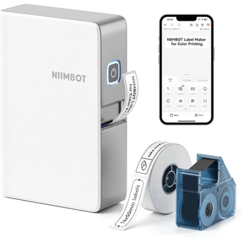  Термопринтер Niimbot N1 (1746888) 203dpi 40мм/с/USB/BT для печ.этик белый 