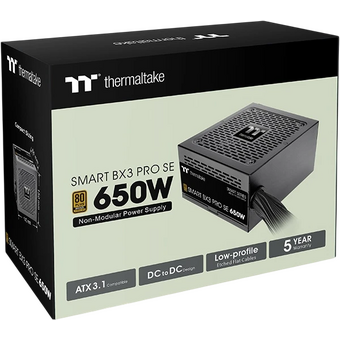  Блок питания Thermaltake Smart BX3 Pro SE (PS-SPD-0650NNSABE-7) /0650W/Non Modular/Non Light/Single Voltage/Analog/80 PlusBronze 
