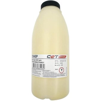  Тонер Cet OSP0416Y-140 желтый бутылка 140гр для принтера Konica Minolta Bizhub C3320i/C3350i 