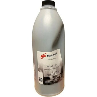 Тонер Static Control MPT12-1KG черный флакон 1000гр для принтера НР P1010/1160/1320 