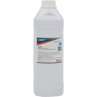  Тонер Cet PK201 OSP0201C-100 голубой бутылка 100гр для принтера Kyocera Ecosys P6030cdn/M6026cdn 