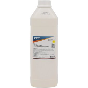  Тонер Cet PK201 OSP0201Y-500 желтый бутылка 500гр для принтера Kyocera Ecosys P6030cdn/M6026cdn 
