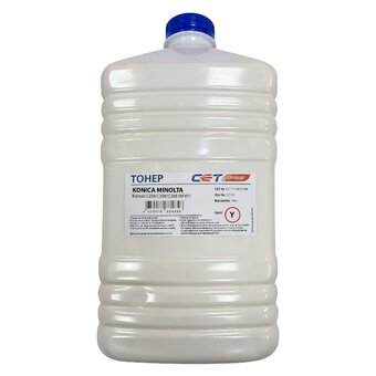  Тонер Cet NF8Y TN-324 CET111112Y-500 желтый бутылка 500гр для принтера Konica Minolta Bizhub C258/C308/C368 