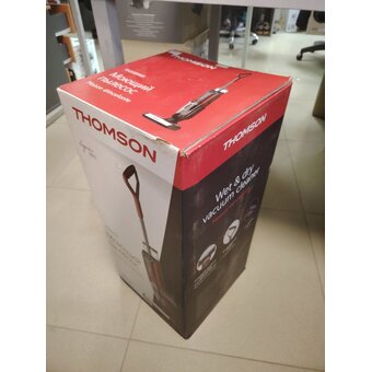  УЦ Пылесос THOMSON VH20BW01 (плохая упаковка, б/у, ремонт АКБ, удаление воздушной пробки из системы подачи воды) 