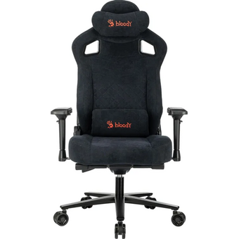  Кресло A4Tech Bloody GC-660 черный Formula 999 искусственная замша крестов. металл 