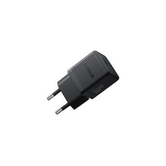  СЗУ BASEUS P10111602113-01 Palm Fast Charger 1C 20W EU With Baseus Mini White Cable USB-C to USB-C 60W (20v/3A) 1m Cluster Black 