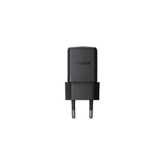  СЗУ BASEUS P10111602113-01 Palm Fast Charger 1C 20W EU With Baseus Mini White Cable USB-C to USB-C 60W (20v/3A) 1m Cluster Black 