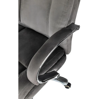  Кресло Бюрократ T-9925SL Fabric темно-серый Holland 18 крестов. металл хром 