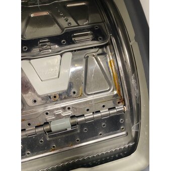  УЦ Стиральная машина MIDEA MFE12W75B/W-RU (плохая упаковка, б/у, нет документации, замена шкифа) 