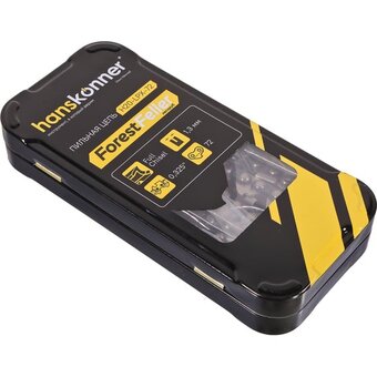  Цепь Hanskonner H20-LPX-72 325"-1,3мм -72зв, квадратный зуб, bumper 