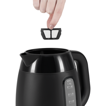  Электрочайник POLARIS PWK 0723DDW Water Way Pro Черный 