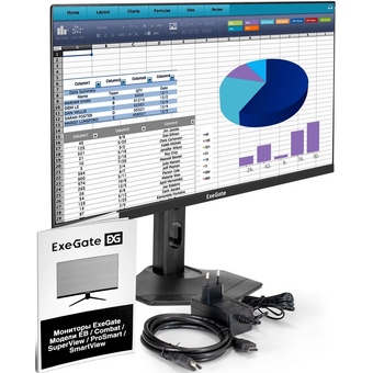  Монитор ExeGate EH2400C ProSmart (EX300347RUS) черный 