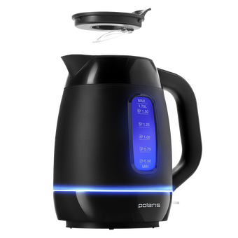  Электрочайник POLARIS PWK 0723DDW Water Way Pro Черный 
