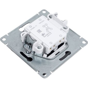  Переключатель Systeme electric AtlasDesign ATN001071 перекрестный схема 7 10АХ механизм карбон 