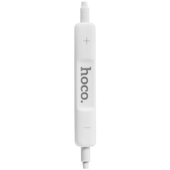  Наушники HOCO M101 Crystal joy wire-controlled earphones with microphone White 