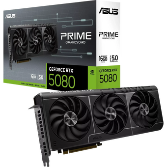 Видеокарта ASUS Nvidia GeForce RTX 5080 Prime (Prime-RTX5080-16G) 16ГБ, GDDR7, Ret 