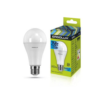  Лампочка Ergolux LED-A65-25W-E27-4K 