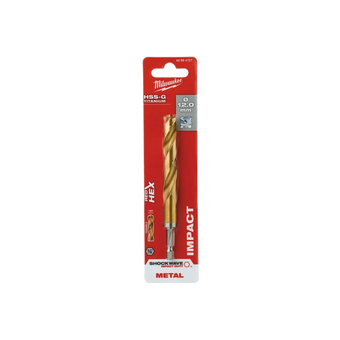  Сверло по металлу Milwaukee 48894727 RedHEX HSS-TiN 12мм 