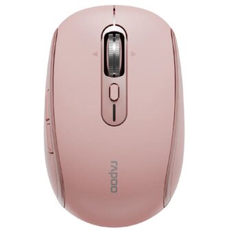  Мышь беспроводная RAPOO M590 Silent розовый 