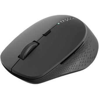 Мышь беспроводная RAPOO M300L-DGRY Silent темно-серый 