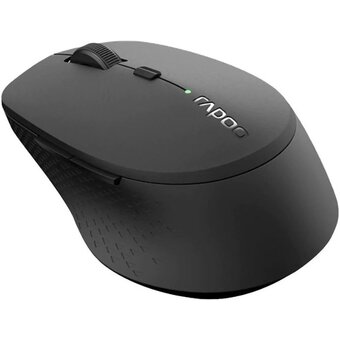  Мышь беспроводная RAPOO M300L-DGRY Silent темно-серый 