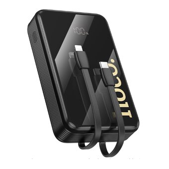  Аккумулятор внешний резервный HOCO Q37A Graceful 22.5W+PD20W power bank with two cables 20000mAh черный 