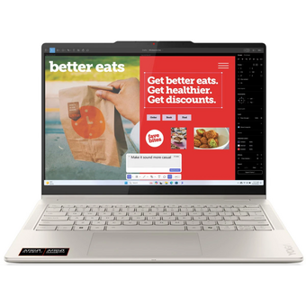  Ноутбук Lenovo Yoga 7 14AKP10 (83JR0060RK_Win11P) AMD Ryzen AI 5 340 2000MHz/14"/1920x1200 Touch OLED/24GB/1024GB SSD/AMD Radeon 840M/Wi-Fi 