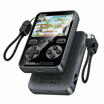  Аккумулятор внешний резервный HOCO Q47 Shine PD20W power bank with game console 10000mAh серый 
