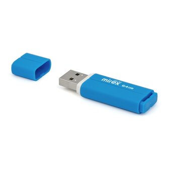  USB-флешка Mirex Line 13600-FM3LBU64 64Gb USB 3.0 Blue 