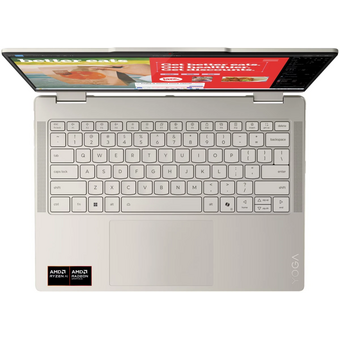  Ноутбук Lenovo Yoga 7 14AKP10 (83JR0060RK_Win11P) AMD Ryzen AI 5 340 2000MHz/14"/1920x1200 Touch OLED/24GB/1024GB SSD/AMD Radeon 840M/Wi-Fi 