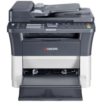  МФУ Kyocera FS-1125MFP (1102M73DZ2) A4 лазерное, черно-белое, 25стр/мин, 600dpi, 390МГц, 64Мб, 40АПД, USB/Ethernet, 1000стр/картридж 