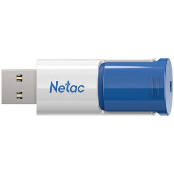  USB-флешка Netac NT03U182N-016G-32BL 16GB U182 USB3.2 синий/белый 