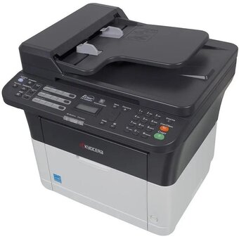 МФУ Kyocera FS-1125MFP (1102M73DZ2) A4 лазерное, черно-белое, 25стр/мин, 600dpi, 390МГц, 64Мб, 40АПД, USB/Ethernet, 1000стр/картридж 