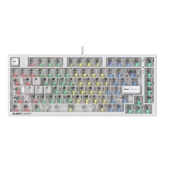  Клавиатура A4Tech MS76 белый 
