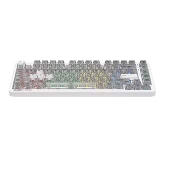  Клавиатура A4Tech MS76 белый 