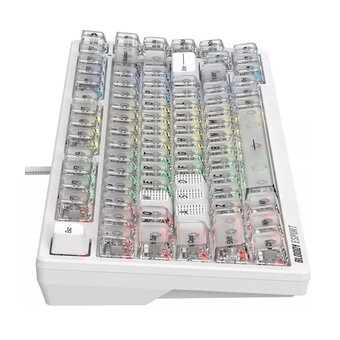  Клавиатура A4Tech MS76 белый 