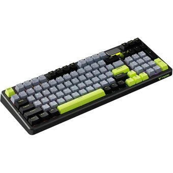  Клавиатура RAPOO V700DIY-98 чер/сер/зел 
