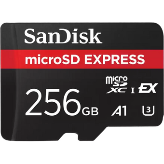  Карта памяти SanDisk SDSQXFN-256G-GN4NN microSD 256GB microSD Express card UHS-I A1 U30 U3 (880MB/s/650MB/s) 
