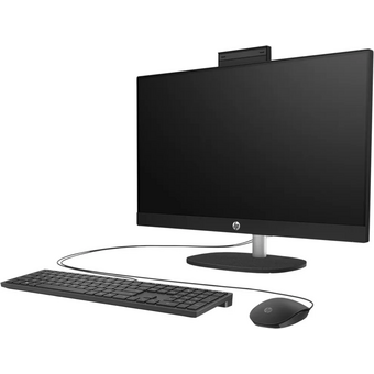  Моноблок HP 24-cr2055ci (C84E3EA) Full HD U5 225U (1.7) 8Gb SSD512Gb Iris Xe без ОС GbitEth WiFi BT 90W клавиатура мышь Cam черный 1920x1080 