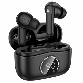  Наушники HOCO EQ22 Singer true wireless ANC+ENC noise reduction BT headset Midnight black 