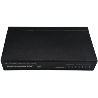  Неуправляемый коммутатор NEOMAX NMS-108P-1000-S, 8 портов 1000 Mbps, металл 