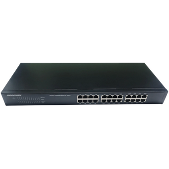  Неуправляемый коммутатор NEOMAX NMS-124P-1000-SR, 24 порта 1000 Mbps, металл Rack 