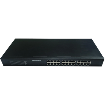  Неуправляемый коммутатор NEOMAX NMS-124P-100-SR, 24 порта 100 Mbps, металл Rack 