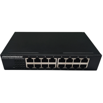  Неуправляемый коммутатор NEOMAX NMS-116P-100-S, 16 портов 100 Mbps, металл desktop 