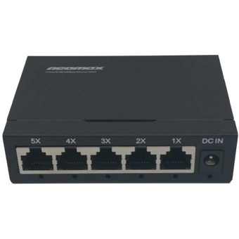  Неуправляемый коммутатор NEOMAX NMS-105P-1000-S, 5 портов 1000 Mbps, металл 