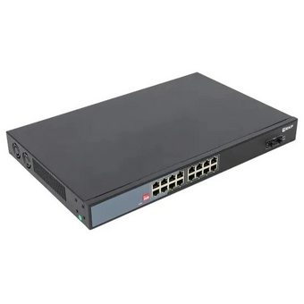  Коммутатор промышленный неуправляемый EKF TSX-U-2GX/SFP-16GTP-R U-2GX/SFP-16GTP-R 2 порта 1000Base-X SFP 16 портов 10/100/1000Base-T(X) RJ45 c PoE 