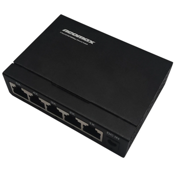  Неуправляемый коммутатор NEOMAX NMS-105P-1000-S, 5 портов 1000 Mbps, металл 
