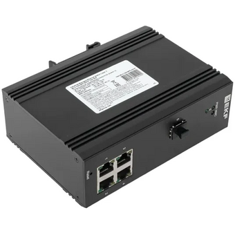  Коммутатор промышленный управляемый EKF TSX-ML2-1GX/SFP-4GTP уровня L2 ML2-1GX/SFP-4GTP 1 порт 1000Base-X SFP 4 порта 10/100/1000Base-T(X) RJ45 c PoE 